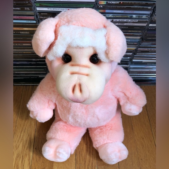 Vintage Plush 24K Polar Puff Pigalilly Dumplings Hand Puppet - Picture 2 of 11